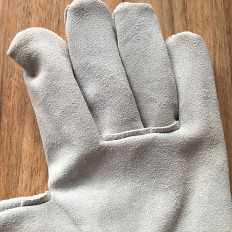 Kids & Teens Real Leather Rigger Work Gloves