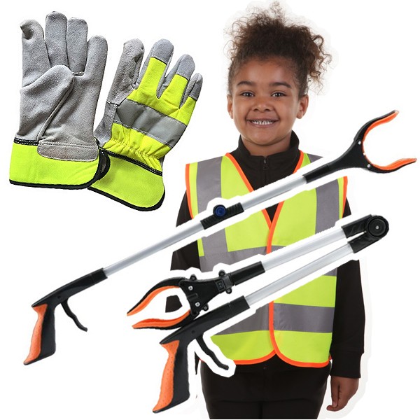 Kids Childrens Litter Picking Set Kit