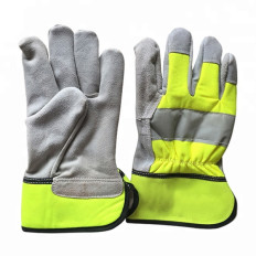 Kids & Teens Real Leather Rigger Work Gloves